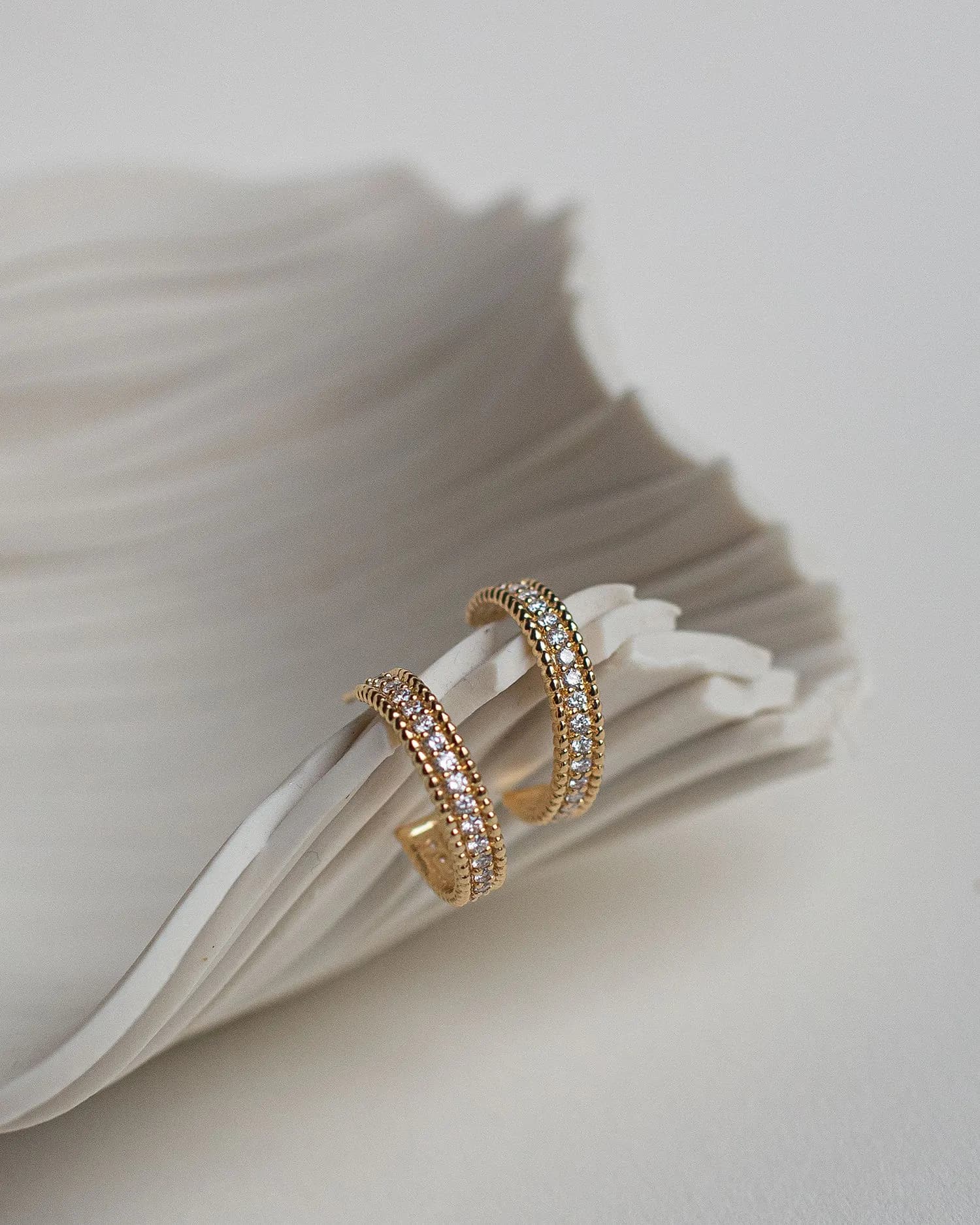 Gold-Diamant-Creolen