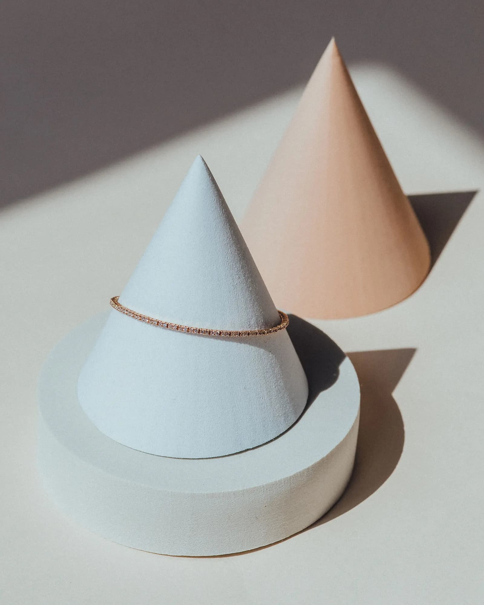 Roségold-Tennisarmband